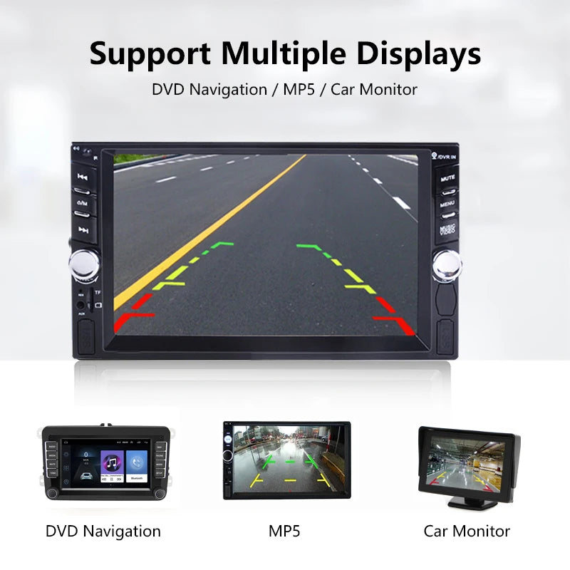 Rear Camera of Driving Recorder 140 Wide Angle Waterproof 4/8/12 Light HD Night Vision Parking Monitoring Rear Camera